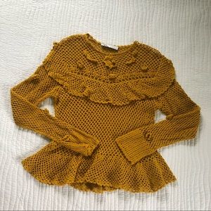 Zara crochet sweater